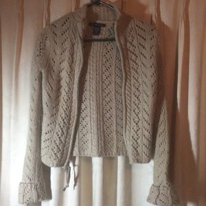 Zip up sweater-Ladies size Small- Abercrombie